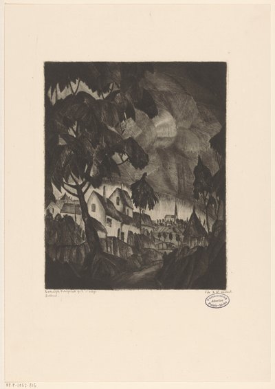 Temporale da Lodewijk Schelfhout (signed by artist)
