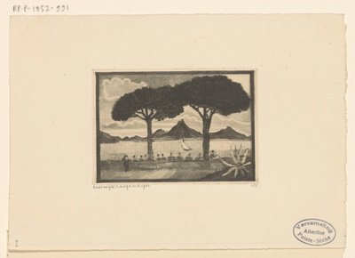 Due alberi da Lodewijk Schelfhout (signed by artist)