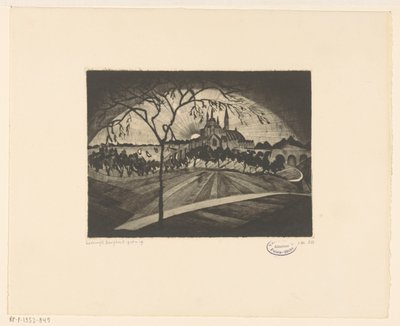 Tramonto da Lodewijk Schelfhout (signed by artist)