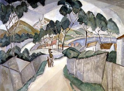 Paesaggio vicino a Villeneuve-les-Avignon da Lodewijk Schelfhout