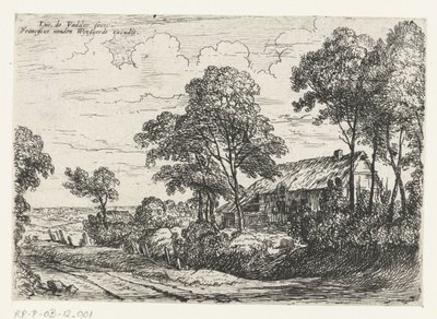 Casa con tetto di paglia da Lodewijk de Vadder
