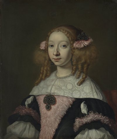 Adriana Jacobusdr Hinlopen (1646-1736), Moglie di Johannes Wijbrants da Lodewijk van der Helst