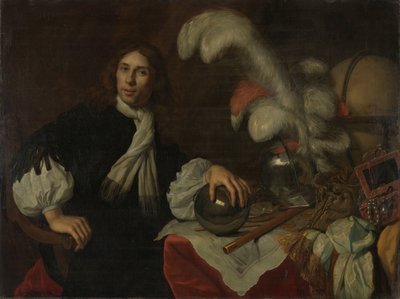 Ritratto Postumo di Aucke Stellingwerff, Ammiraglio della Frisia, Ucciso nel 1665 a Lowestoft da una Palla di Cannone da Lodewijk van der Helst