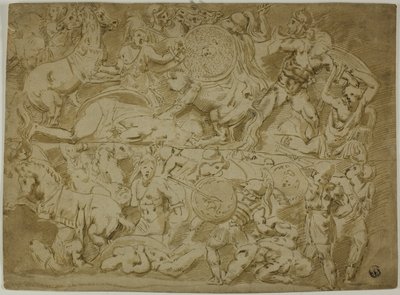 Battaglia delle Amazzoni da Lodovico Carracci