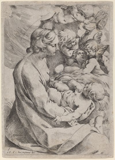 Madonna col Bambino e Angeli da Lodovico Carracci