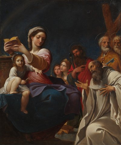 Madonna col Bambino e Santi, 1607 da Lodovico Carracci