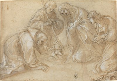La Natività con i santi Francesco e Agnese da Lodovico Carracci
