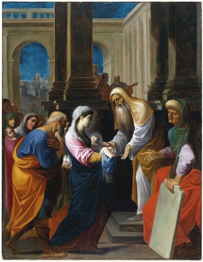 La presentazione al tempio da Lodovico Carracci
