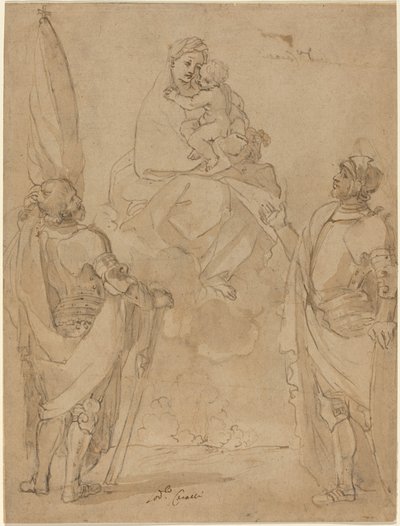 La Vergine e il Bambino Appaiono ai Santi Giorgio e Guglielmo da Lodovico Carracci