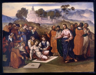 Resurrezione di Lazzaro da Lodovico Mazzolino