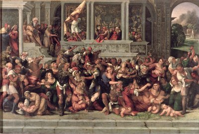 Il massacro degli innocenti da Lodovico Mazzolino