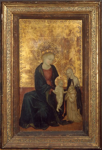 Madonna col Bambino con Santa Caterina da Siena e un donatore certosino, ca. 1411-24 da Lombard Italian