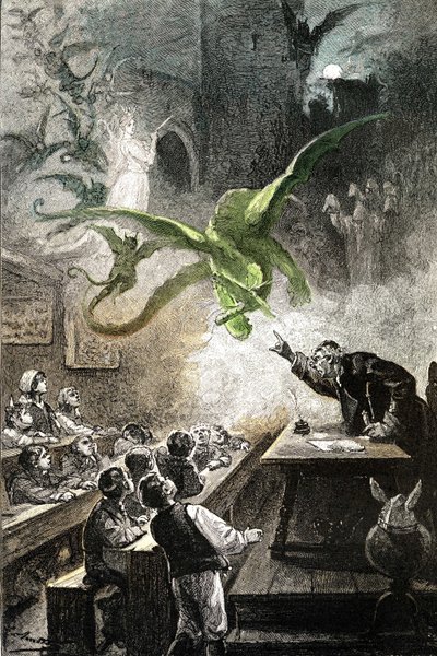 Illustrazione del romanzo di Jules Verne 
