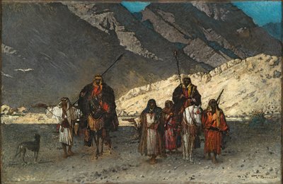 Sheikh arabi nelle montagne da Léon Bonnat
