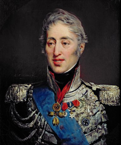 Ritratto di Carlo X, c.1824-30 da Léon Cogniet
