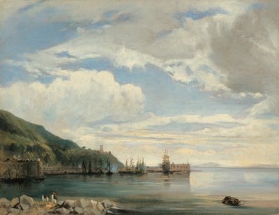 Sulla baia di Napoli, c. 1830 da Léon François Antoine Fleury