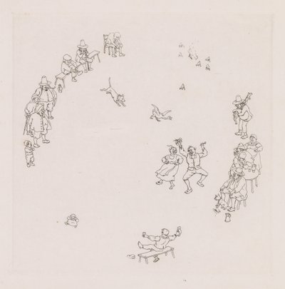 Festaioli Ribauds et Ribaudes da Léonce Justin Alexandre Petit