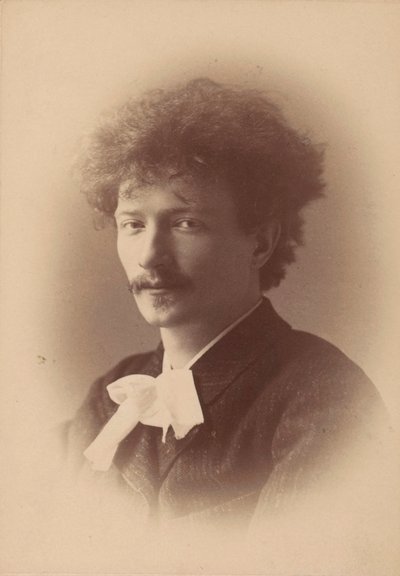 Ritratto del compositore Ignacy Jan Paderewski da London . Photo studio Elliott and