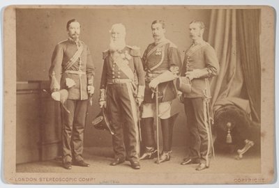 Membri della Famiglia Sartorius, circa 1870 da London Stereoscopic Company