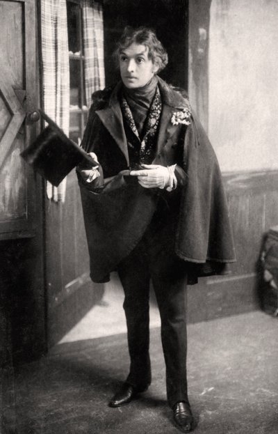 John Martin-Harvey, attore inglese, inizio XX secolo da London Stereoscopic and Photographic Co