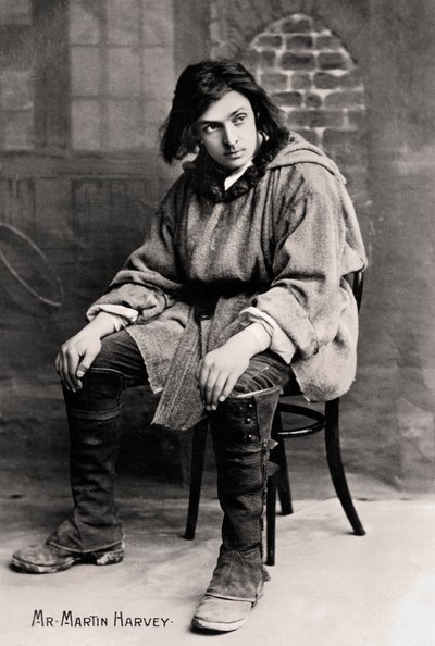 John Martin-Harvey, attore inglese da London Stereoscopic and Photographic Co