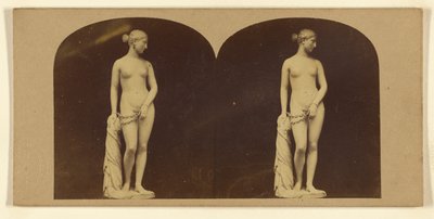 Lo schiavo greco. Di Hiram Powers. da London Stereoscopic and Photographic Company
