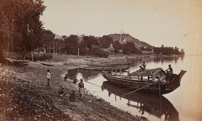 Barche ad Ava, Birmania da Lord Henry Rawlinson