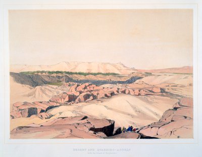 Deserto e cave, Asouan, con l