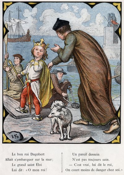 Illustrazione di Lorenz Frolich (1820-1908) per la canzone popolare 