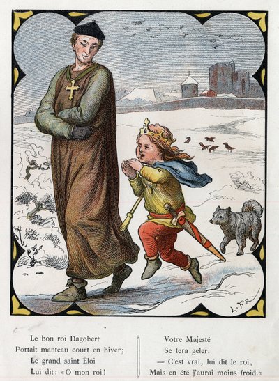 Illustrazione di Lorenz Frolich (1820-1908) per la canzone popolare 