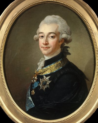 Ritratto di Hans Axel, Conte di Fersen (1755 - 1810) Maresciallo di Svezia da Lorens the Younger Pasch