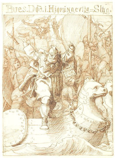 La morte di Bue da Lorenz Frølich