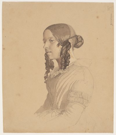 Ritratto di donna (Helene v. Germadt) da Lorenz Frølich