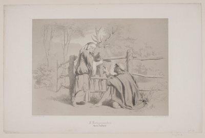 Nel Palazzo Reale, pag. 65, illustrazione per "La fuga del cervo" di Christian Winther da Lorenz Frølich