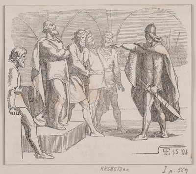 Illustrazione per "Mellemriget og opløsningstilstanden" da Lorenz Frølich