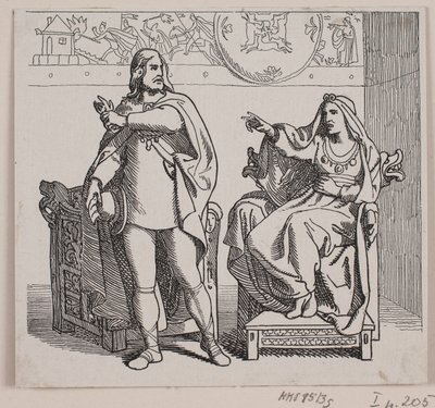 Illustrazione per "La spedizione di Svend Tveskæg in Inghilterra e la battaglia di Svold" da Lorenz Frølich