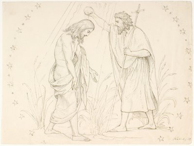 Il battesimo di Cristo da Lorenz Frølich