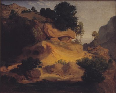Paesaggio vicino a Subiaco, Italia da Lorenz Frølich