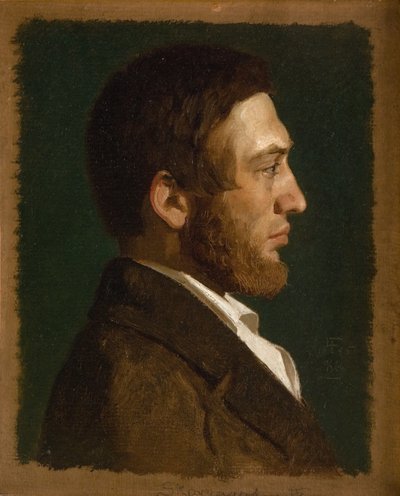 Ritratto del pittore P.C. Skovgaard da Lorenz Frølich