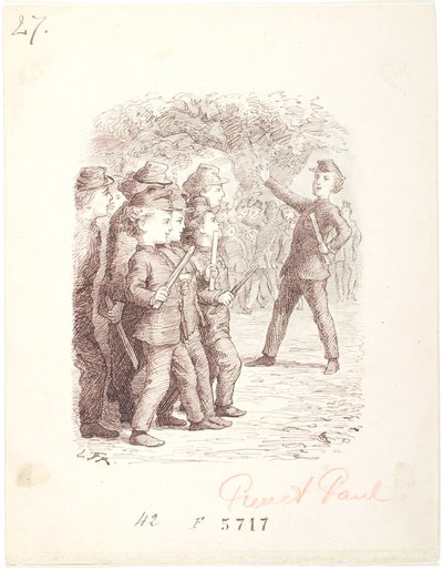 Gioco dei soldati. Pierre è il capitano da Lorenz Frølich