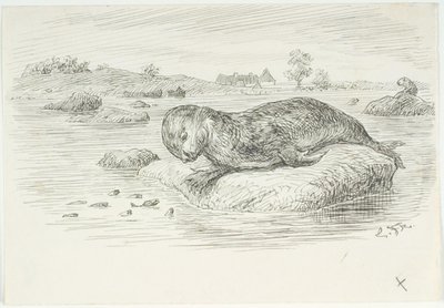 Bozzetto per Il Grande Serpente Marino da Lorenz Frølich