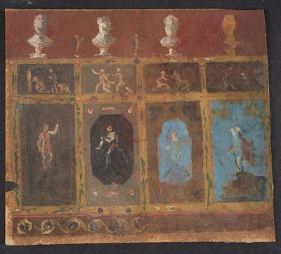 Decorazioni murali per Valhøj 1838/1839 da Lorenz Frølich