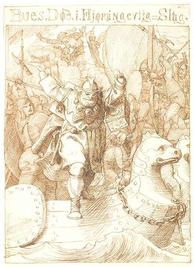 La morte di Bue da Lorenz Frølich