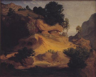Paesaggio vicino a Subiaco, Italia da Lorenz Frølich