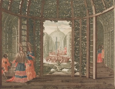 Het Groene Koningins Kabinet, in: Tooneel Der Voornaamste Nederlands Huizen, En Lust Hove da Lorenz Scherm