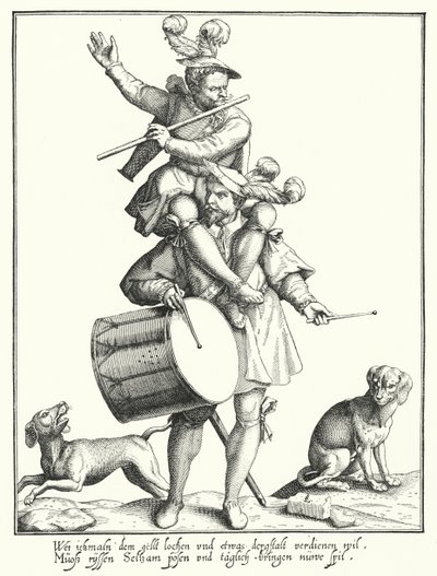 Il tamburino e il pifferaio da Lorenz Strauch