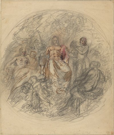 Studio di Giove e tre dee da Lorenzo Bartolini