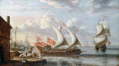 Una galera di Malta, c. 1680 da Lorenzo Castro