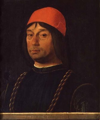 Ritratto di Giovanni Bentivoglio, c.1492 da Lorenzo Costa