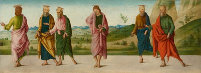 Il miracolo del catafalco (pannello C), circa 1500-1506 da Lorenzo Costa